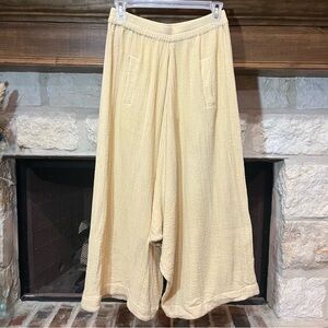 Rujuta Sheth Crepe Cotton Wide leg Harem Pants